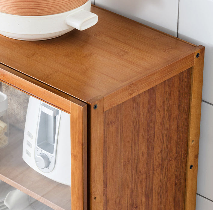 5 Tier Bamboo Free Standing Multifunctional Cabinet Rack