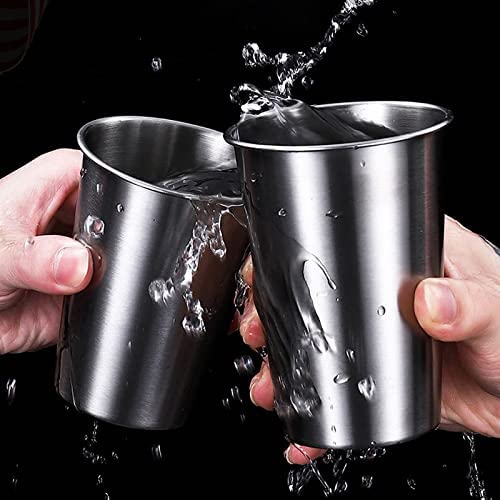 Stainless Steel Shatterproof Cups - 5 Pack