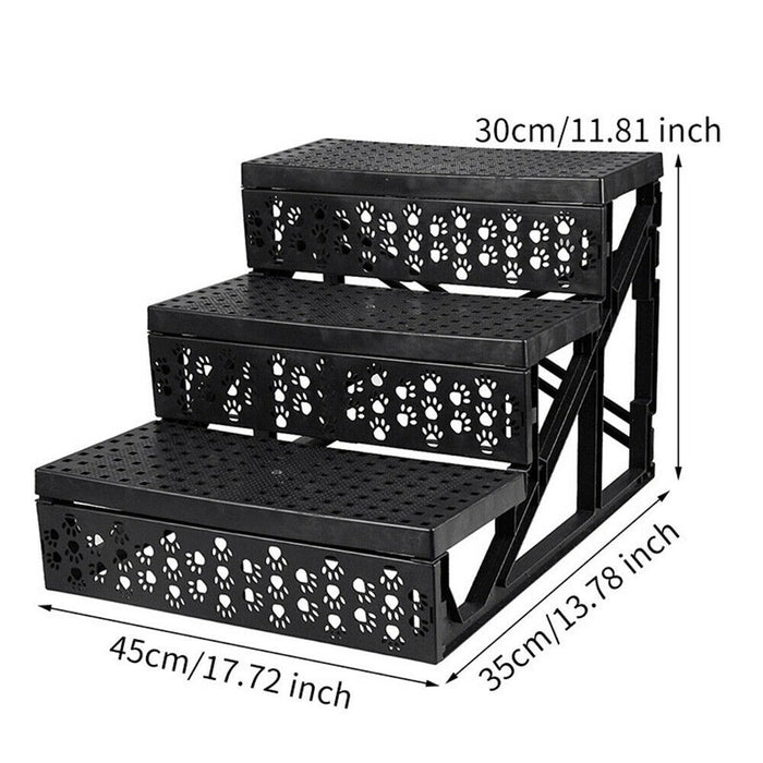 Non Slip Pet Stairs - 3 Steps