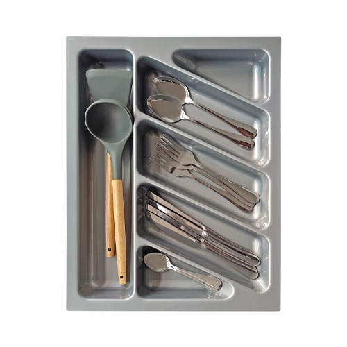 Kitchen Cutlery Tray Organiser 6 Slot