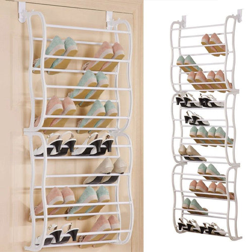 Over The Door Shoe Rack - 12 Tier