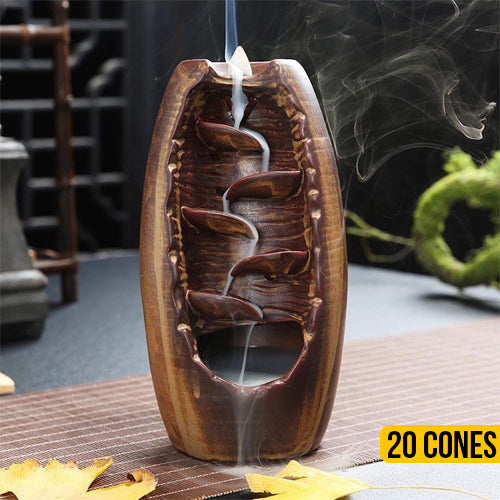 Miasma Backflow Incense Burner 18cm