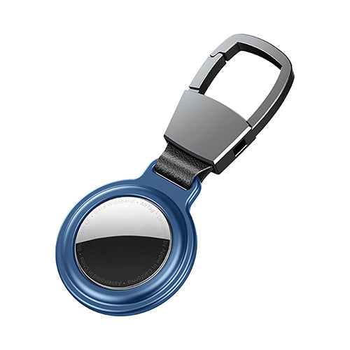 Magnetic Metal Air Tag Protective Case Keychain Gold