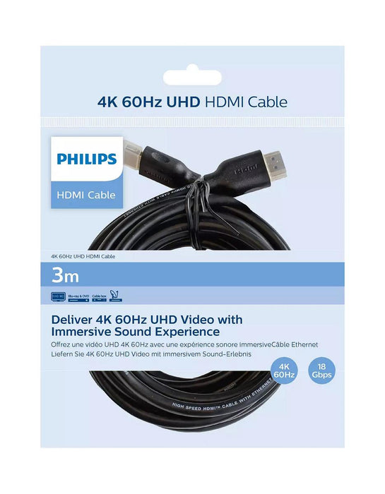 Philips 4K 60HZ HD Ethernet HDMI Cable 3M