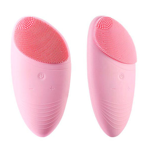Sonic Silicone Scrubber Facial Cleansing Brush