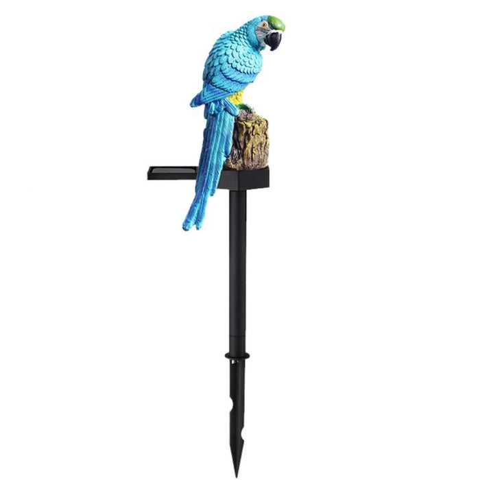 Tropical State Solar-Powered Parrot Garden Light, 17.7 inch Waterproof Resin Outdoor Stake Lamp, Tropical Yard Decor for Patio Lawn Pathway Gardener Tropical State Solar-Powered Parrot Garden Light, 17.7 inch Waterproof Resin Outdoor Stake Lamp, Tropical Yard Decor for Patio Lawn Pathway Gardener