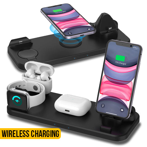 6 In 1 Wireless Charging Station Dock