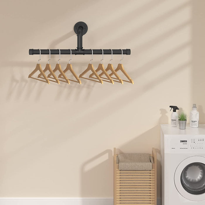 Floating Wall Mounted Clothing Rack — Off The Back