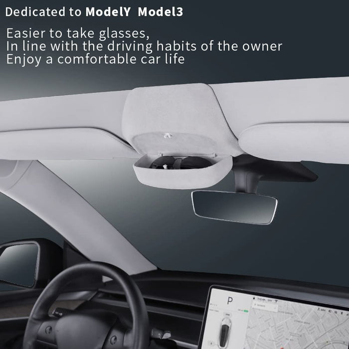 Car Roof Sunglasses Holder For Tesla Model Y