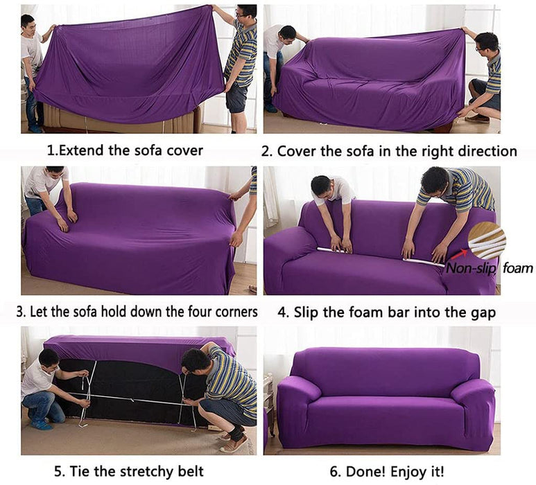 Velvet Sofa Cover — Off The Back
