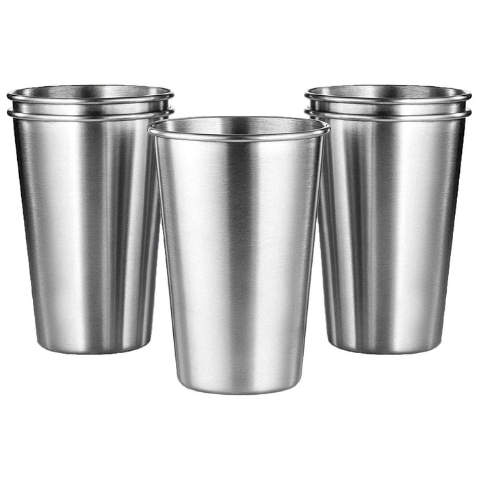 Stainless Steel Shatterproof Cups - 5 Pack