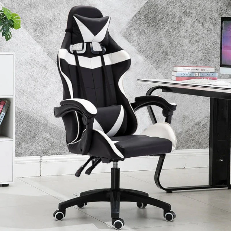GameLab Ergonomics Gaming Chair Black & White — Off The Back