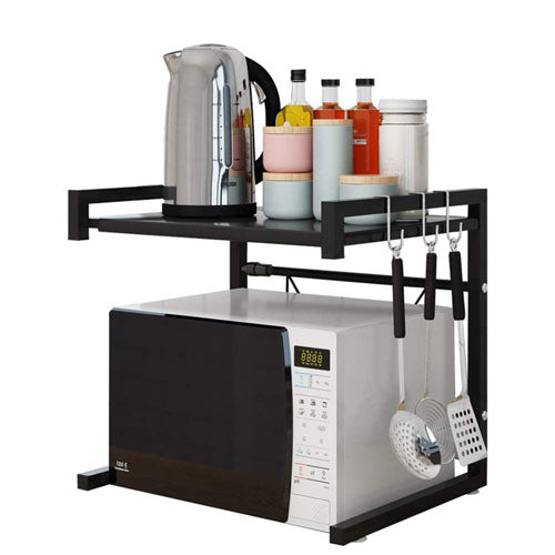 Expandable Kitchen Microwave Oven Rack - 2 Tier