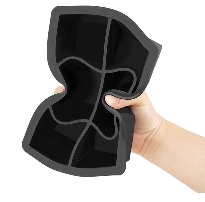 Silicone 6 Ice Cube Molds 2 Pack