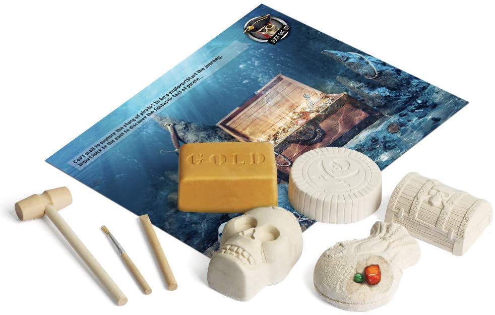 Pirate Treasures Dig Kit Toy 5 In 1 — Off The Back