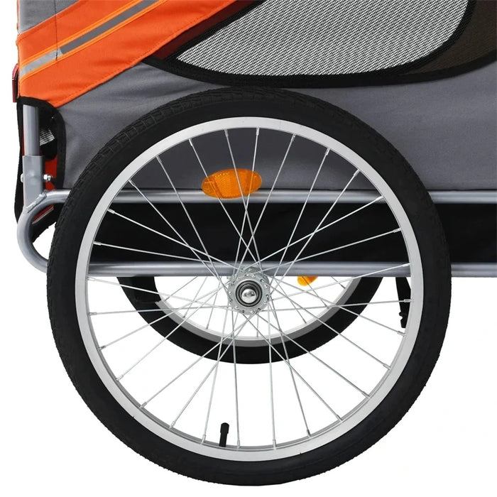 Folding Dog Bike Trailer — Off The Back