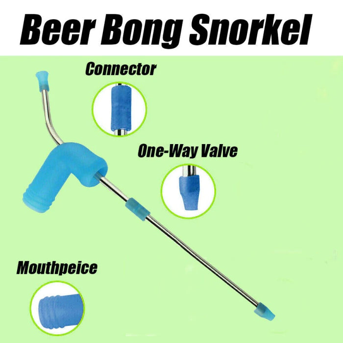Beer Snorkel Straw and Funnel — Off The Back