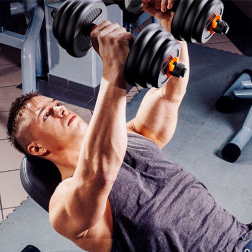 Multifunctional Free Dumbbells Weights Set 6 In 1