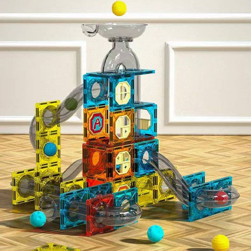 Magnetic Building Blocks Educational Stem Toys - 182 Piece Set