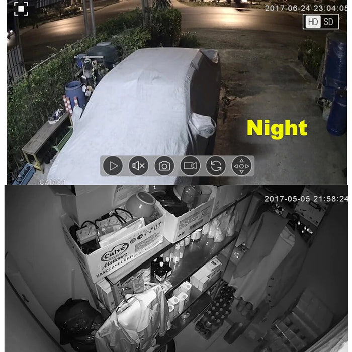 4 Channel CCTV Security Camera System