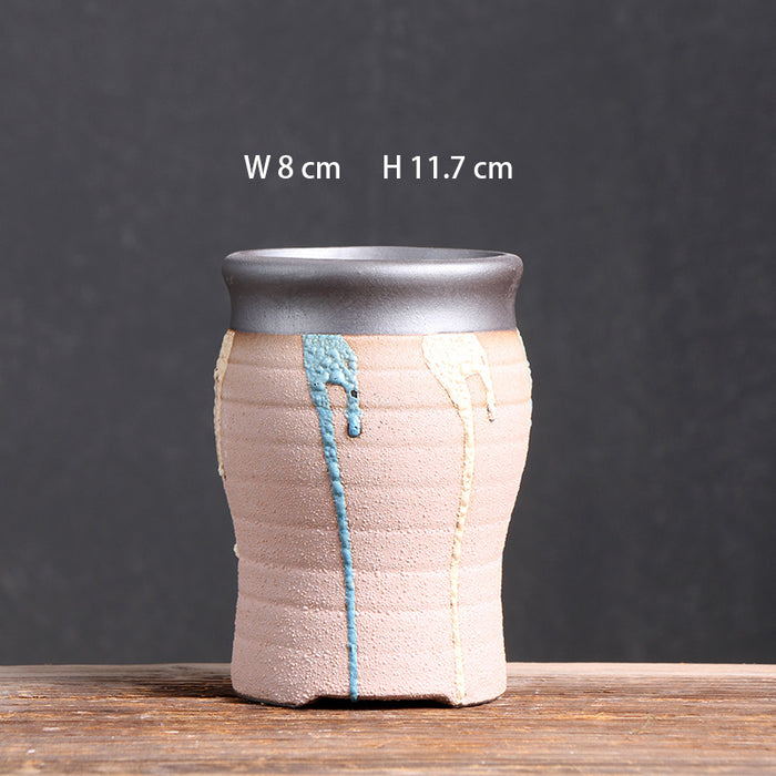 Elegant Garden Ceramic Succulent Pots - 5 Piece Set