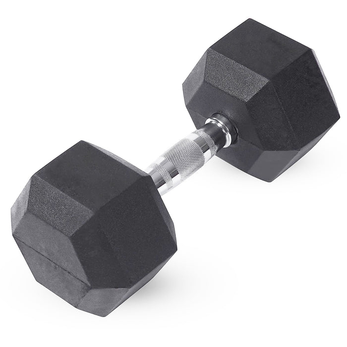 Rubber Encased Hex Dumbbell Hand Weight 2 X 15kg