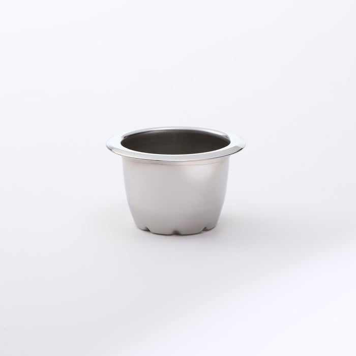 Stainless Steel Refillable Capsules With 100 Lids For Nespresso