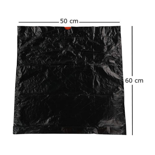 120 Piece Drawstring Trash Bags 50 X 60 cm - Black