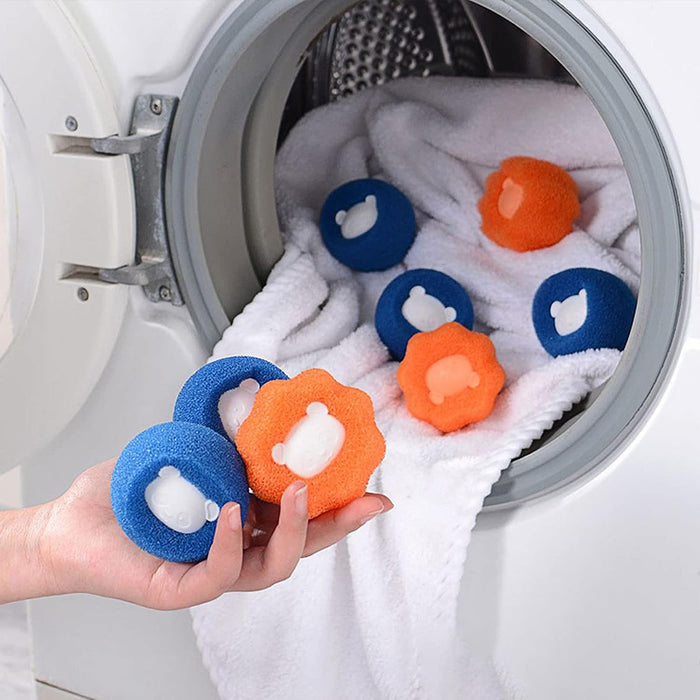 Pet Hair Remover for Laundry – 6 Pack | Reusable Washer & Dryer Balls