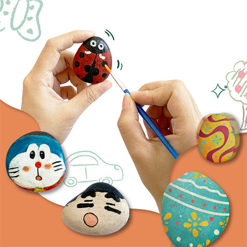 Rock Painting Kit - 35 Piece Set