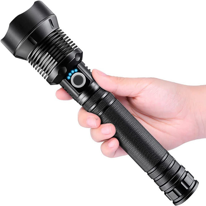 Super Bright LED Rechargeable Flashlight -10,000 Lumens
