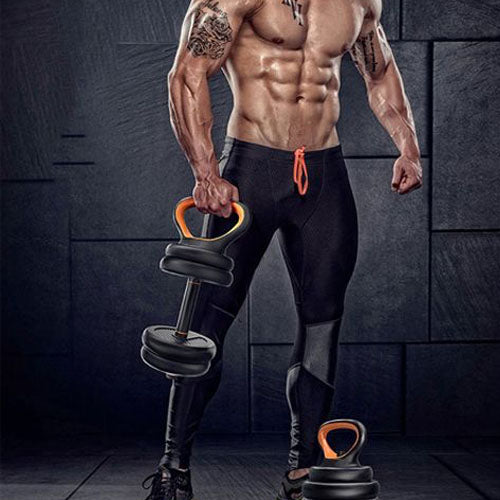 Multifunctional Free Dumbbells Weights Set 6 In 1