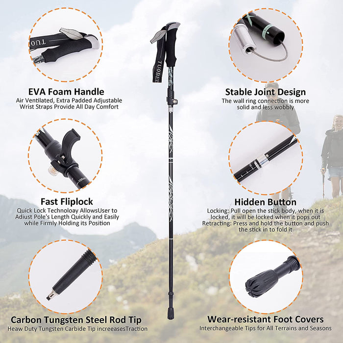 Foldable Ultralight Hiking Pole