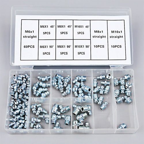 Hydraulic Mechanical Lubricant Fitting Kit 220 Pieces — Off The Back