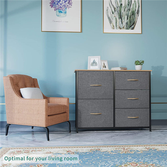 7 Drawers Steel Frame Fabric Storage Tower