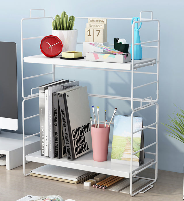 Standers Rack 3 Tier Steel Standing Rack - White — Off The Back