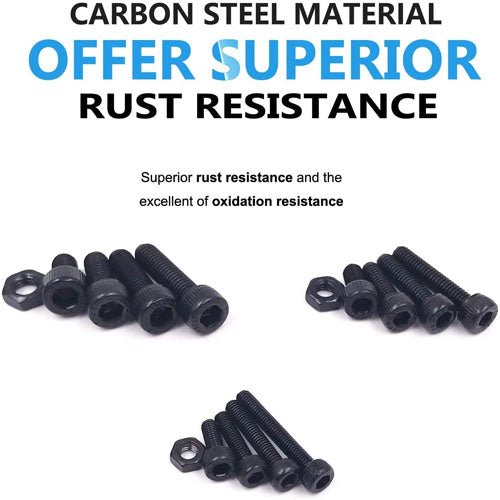 Carbon Steel Socket Cap Bolt Nuts 500 Pieces