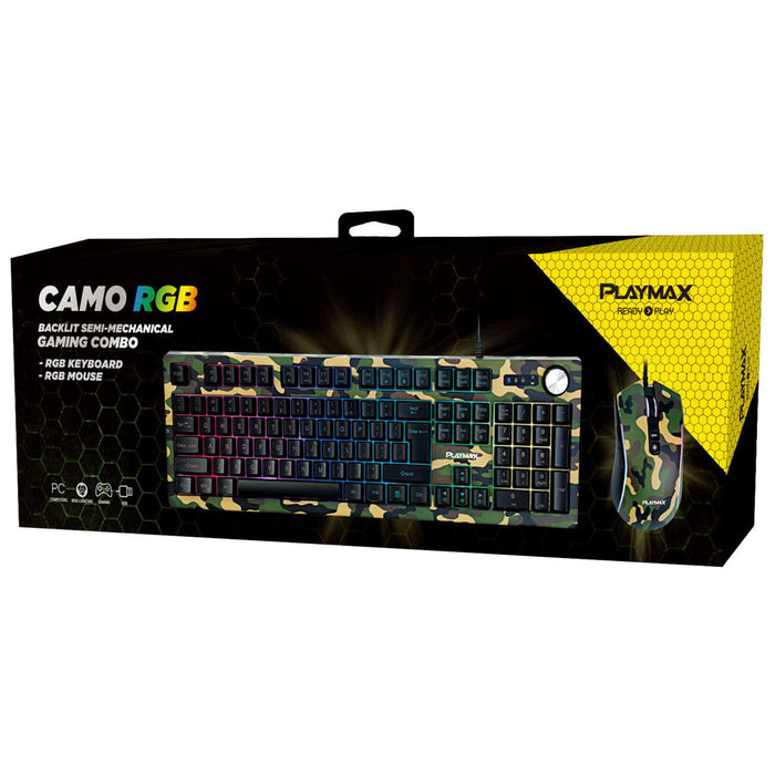 Playmax Keyboard/Mouse Combo - Camo