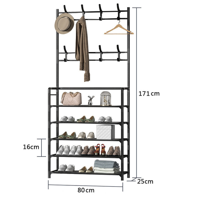 Multifunctional Coat, Hat & Shoe Rack