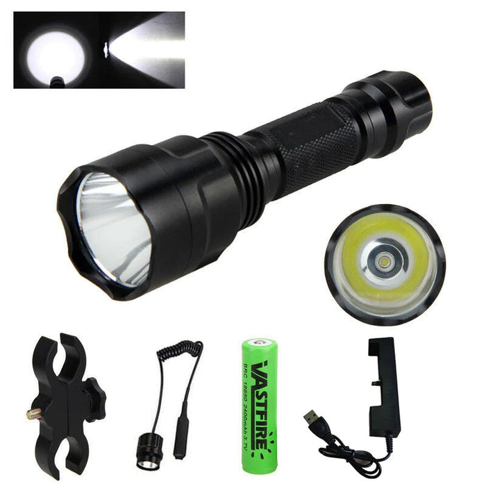 Tactical Hunting Torch with Scope Mount