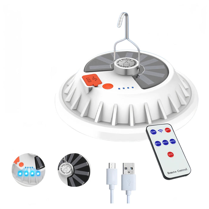 120 LED Solar Camping Tent Light