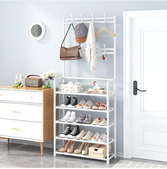 Multifunctional Coat, Hat & Shoe Rack