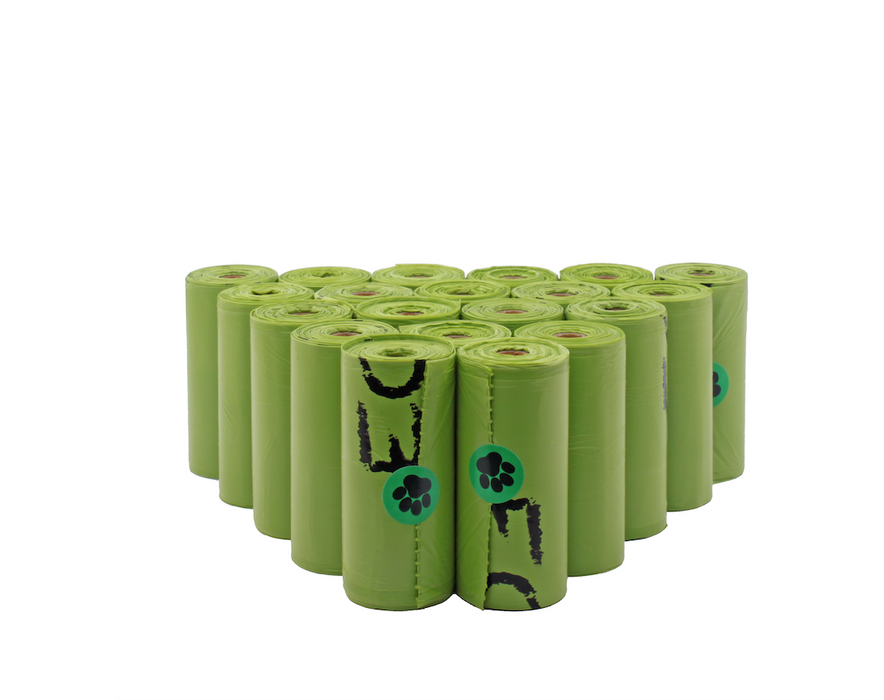 300 Biodegradable Pet Poop Bags & Dispenser