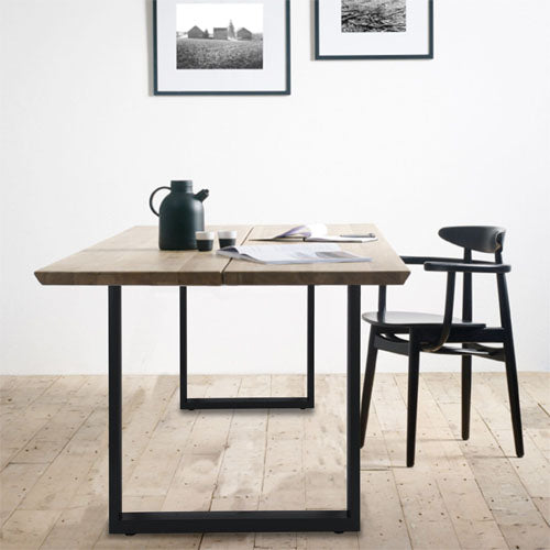 Steel Square Shape Table Desk Legs Set Of 2