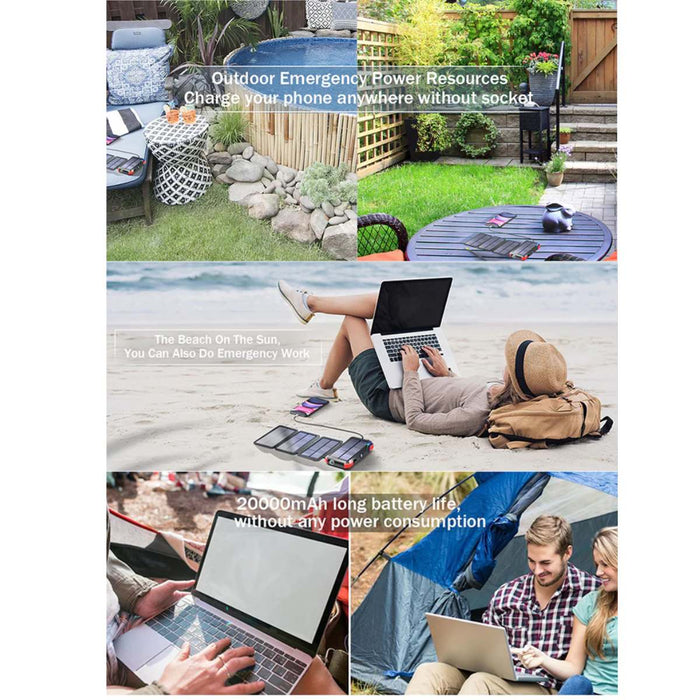 20000mAh Solar Charger Power Bank