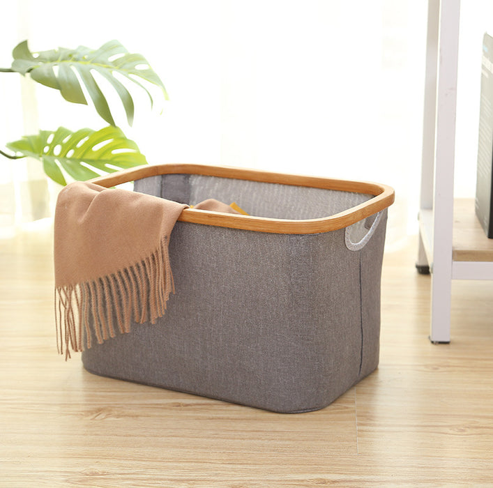 Bamboo Framed Foldable Storage & Laundry Bag