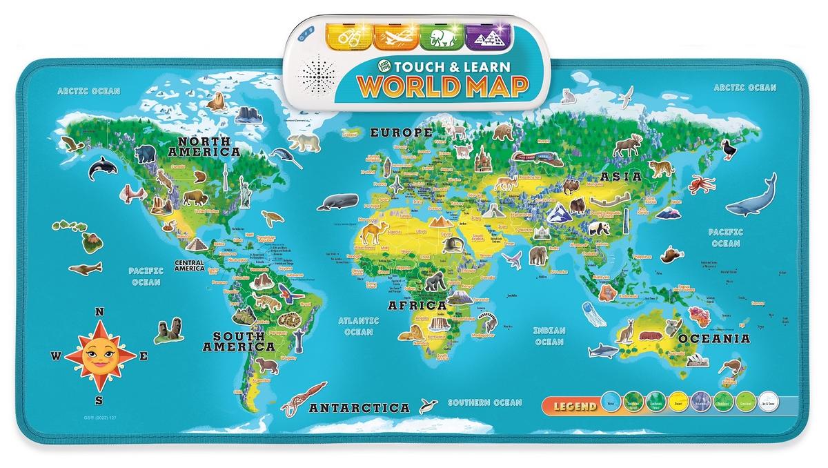 Leapfrog Touch and Learn World Map