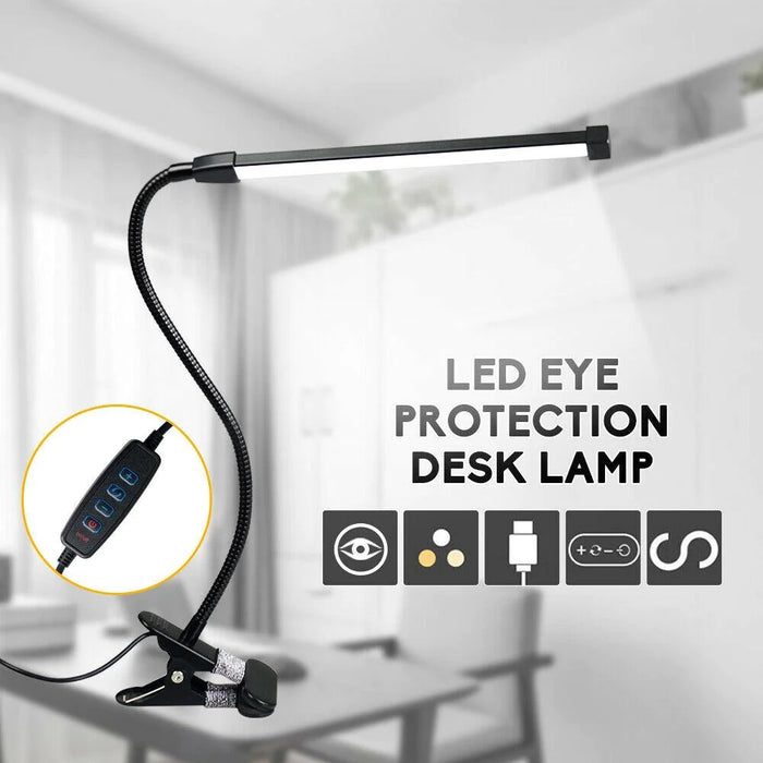 Clip On LED Desk Lamp