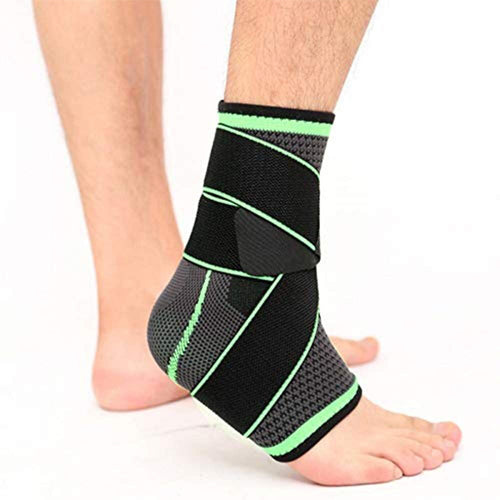 Breathable Nylon Adjustable Ankle Brace Extra Large