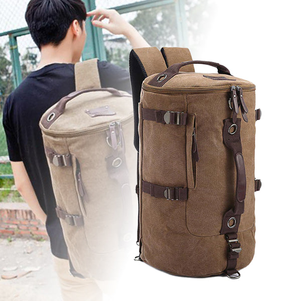 2 in 1 Canvas Backpack & Duffel Bag — Off The Back
